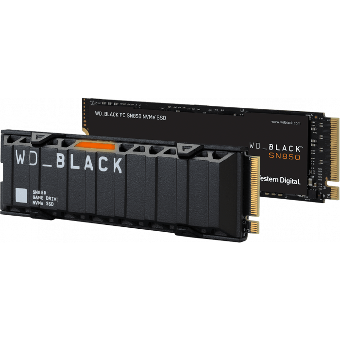 Wd Ssd Black Sn850 1tb M 2 Nvme With Heatsink