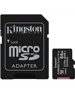 Kingston Canvas Select Plus  64GB Micro-SDHC+ ADAP