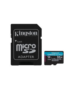 Kingston Canvas Go! Plus Gen4 64GB Micro-SDXC+ ADAP