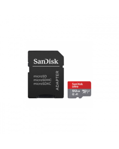 SanDisk Ultra microSD 512GB + SD-adapt.